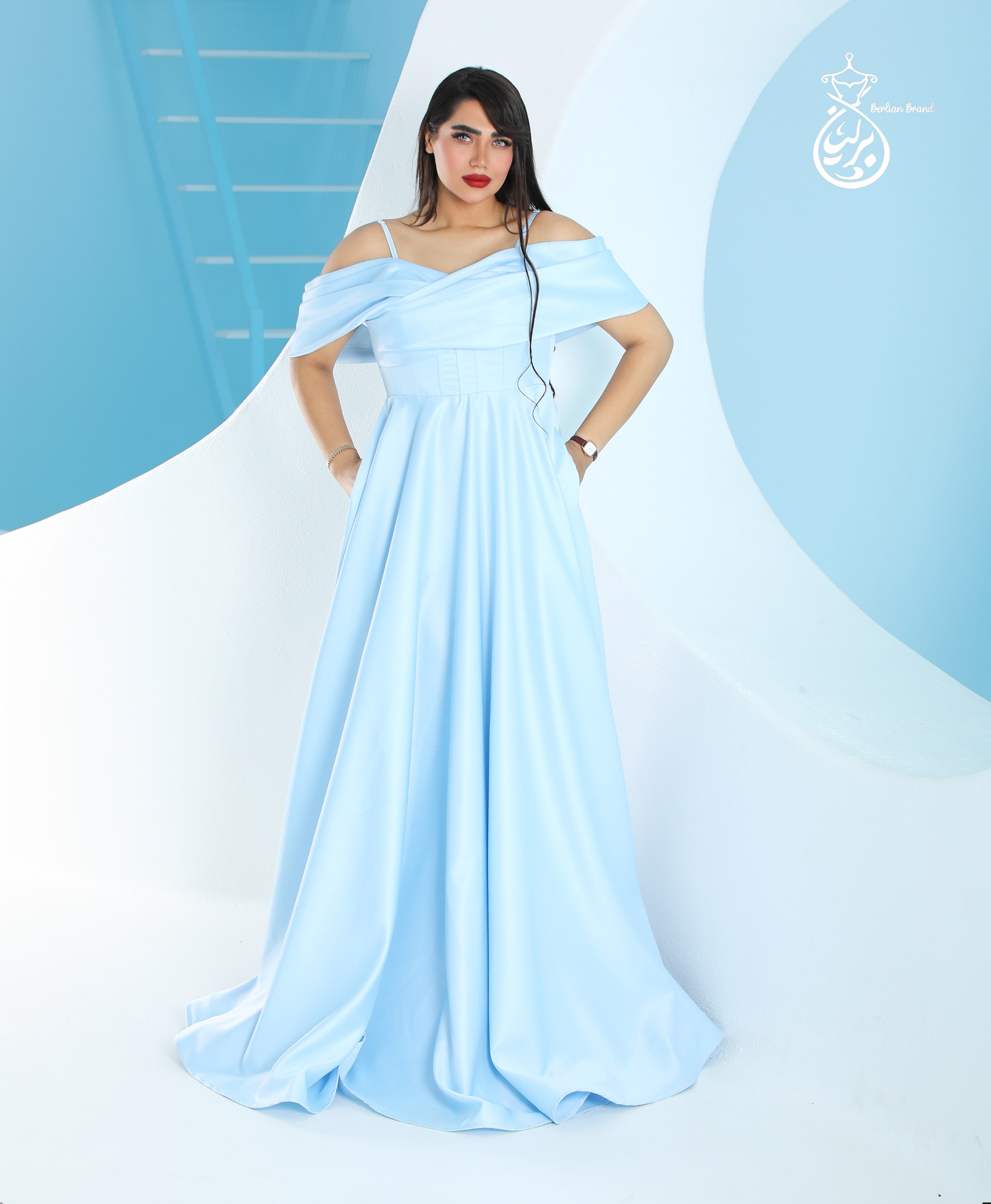 پیراهن ماکسی مجلسی مدل الیزه