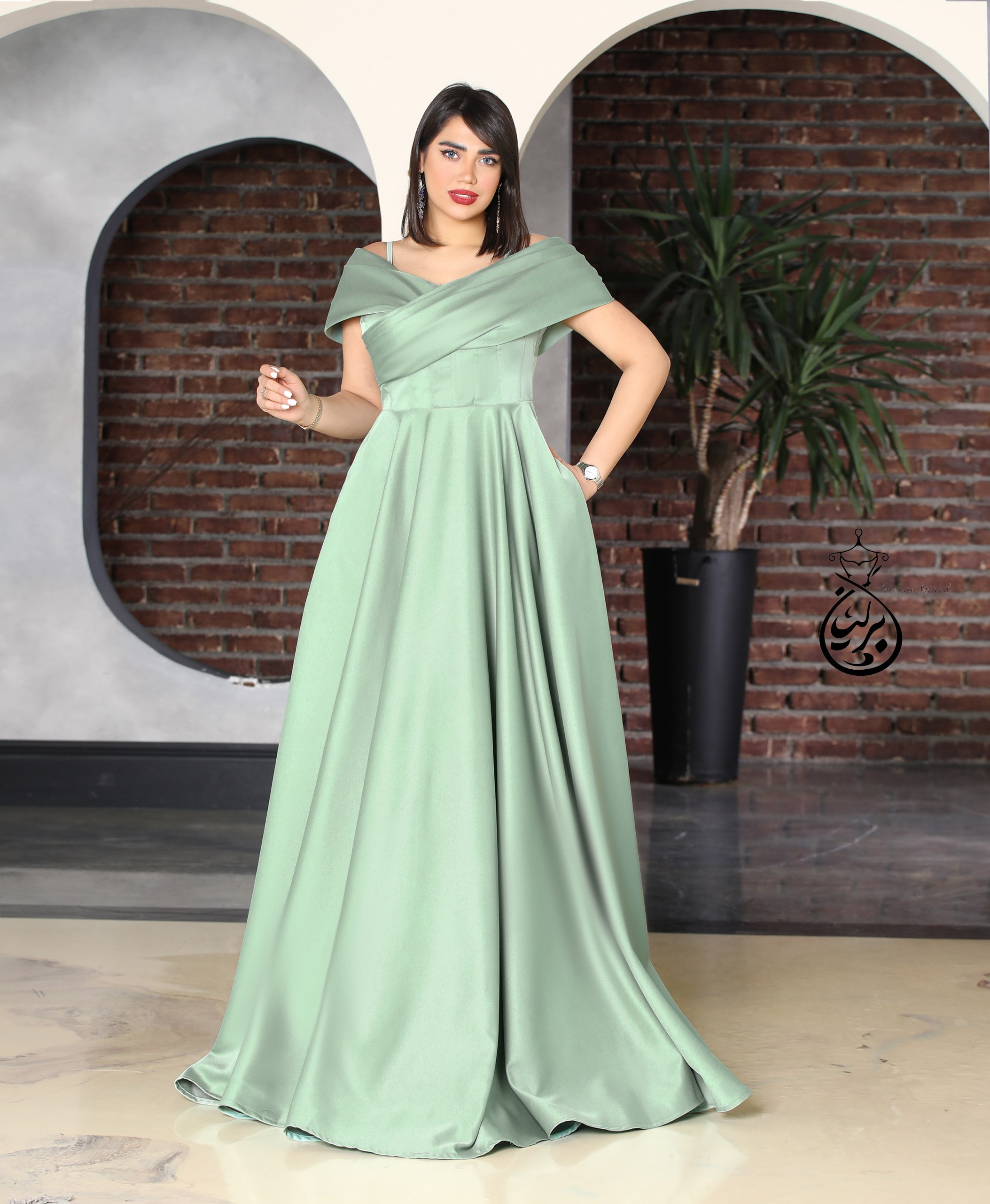 پیراهن ماکسی مجلسی مدل الیزه