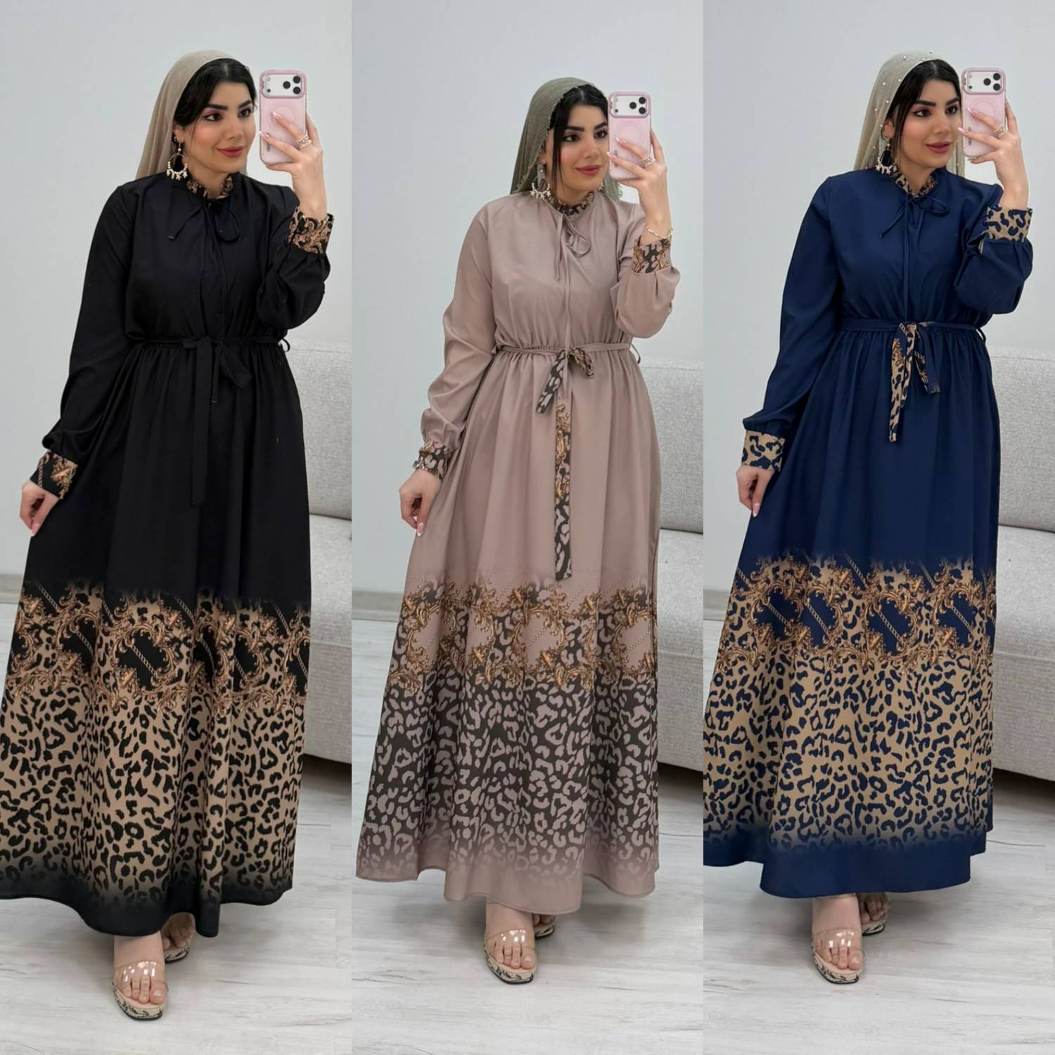 پیراهن ساحلی نیلوفر