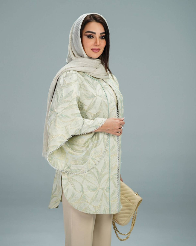 کت ژاکارد ترک نقش برجسته