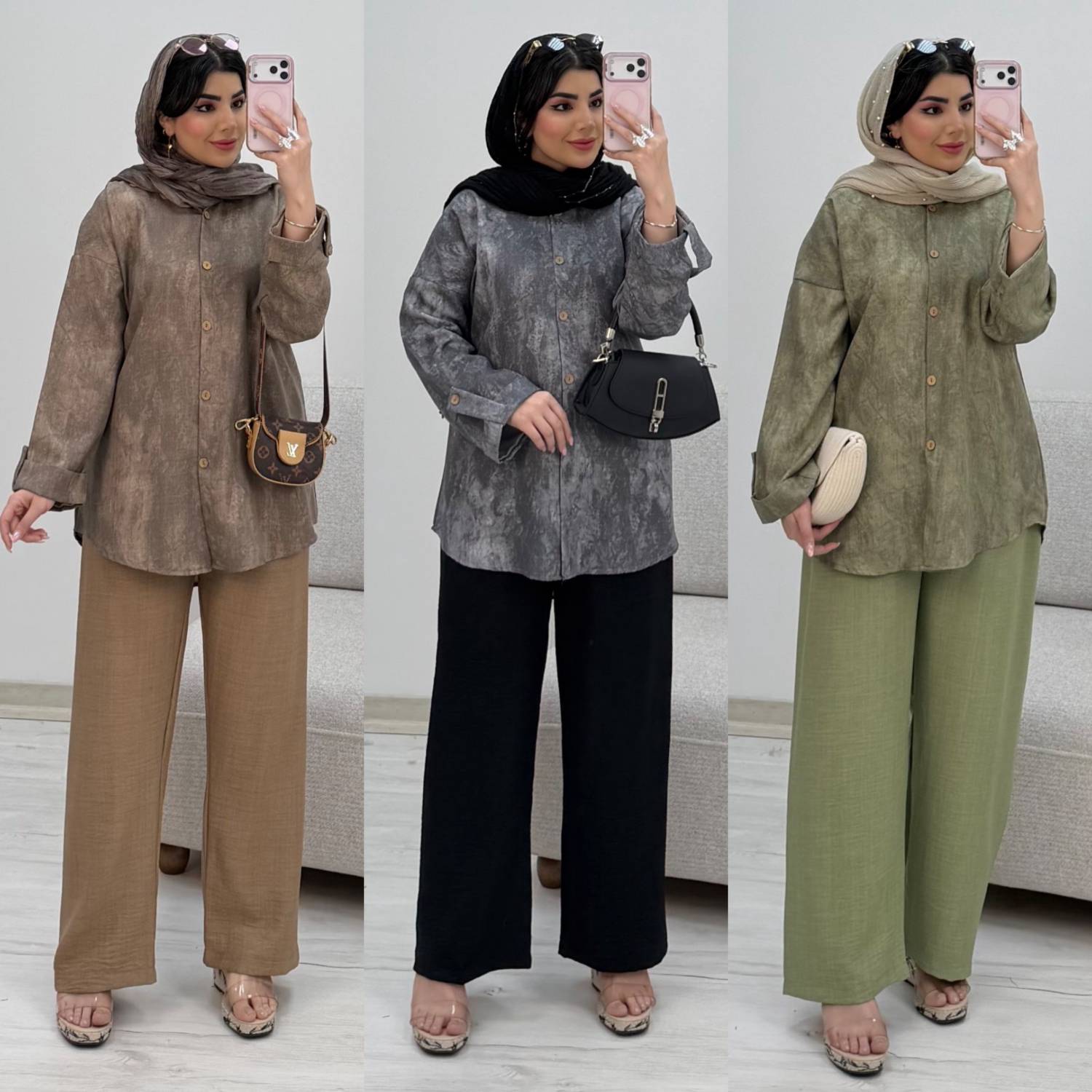 شومیز شلوار شقایق