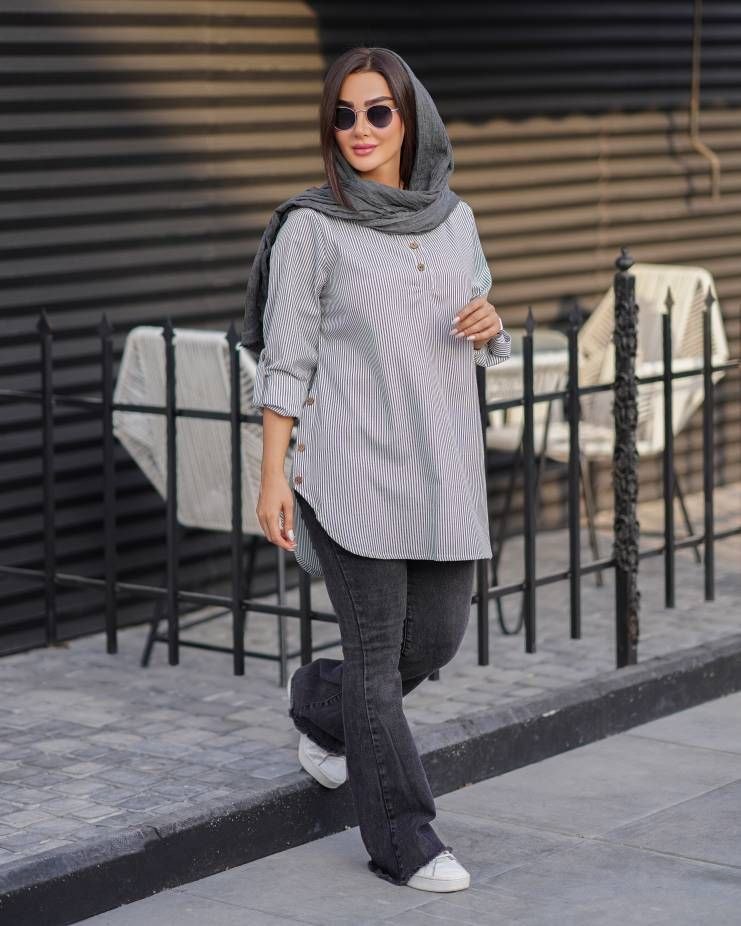 شومیز مانتویی مینا