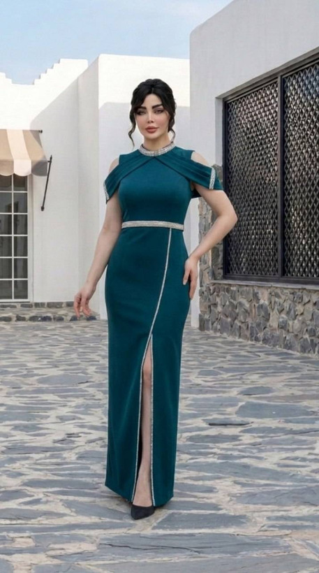 پیراهن ماکسی مجلسی مدل ملکه