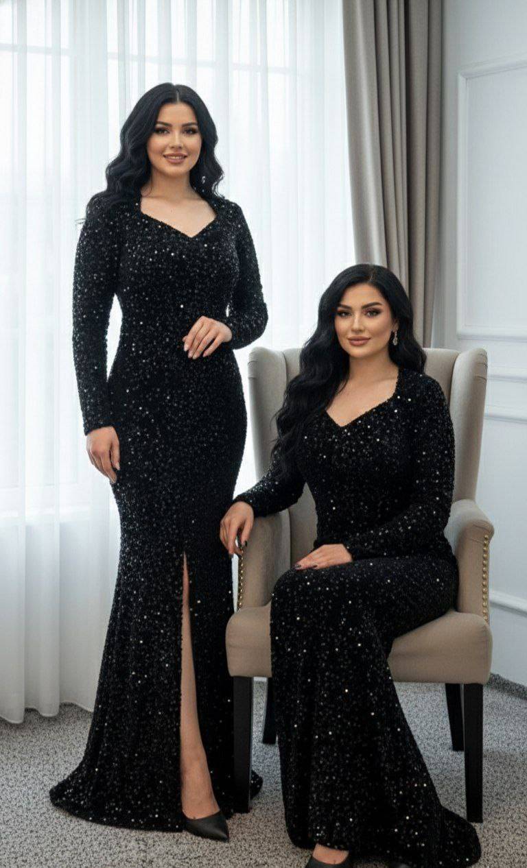 پیراهن ماکسی مجلسی مدل آوا
