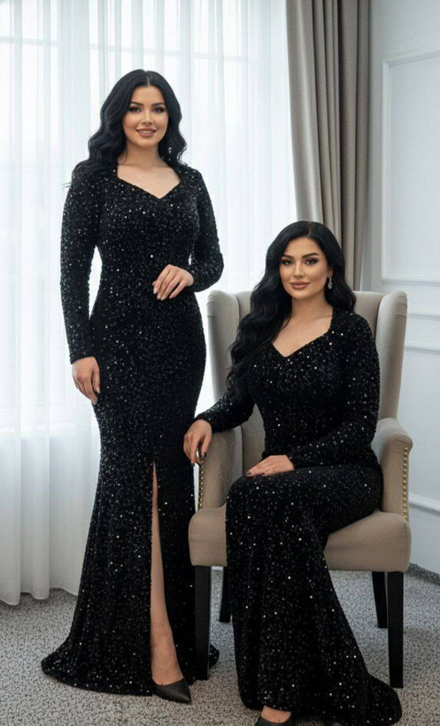 پیراهن ماکسی مجلسی مدل آوا