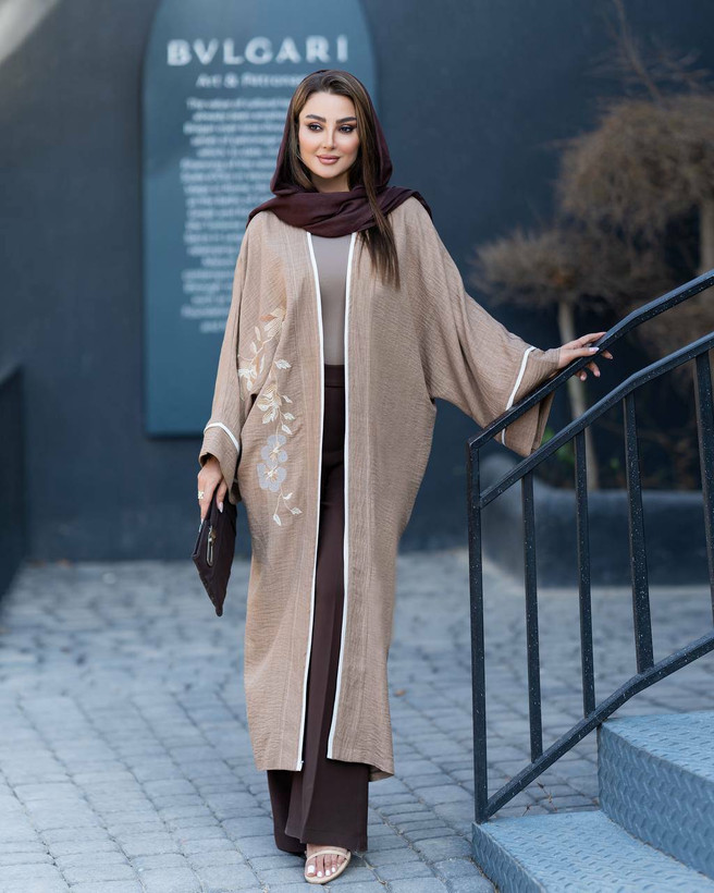 مانتو قواره دار تا سایز ۵۶ مدل بهارگل