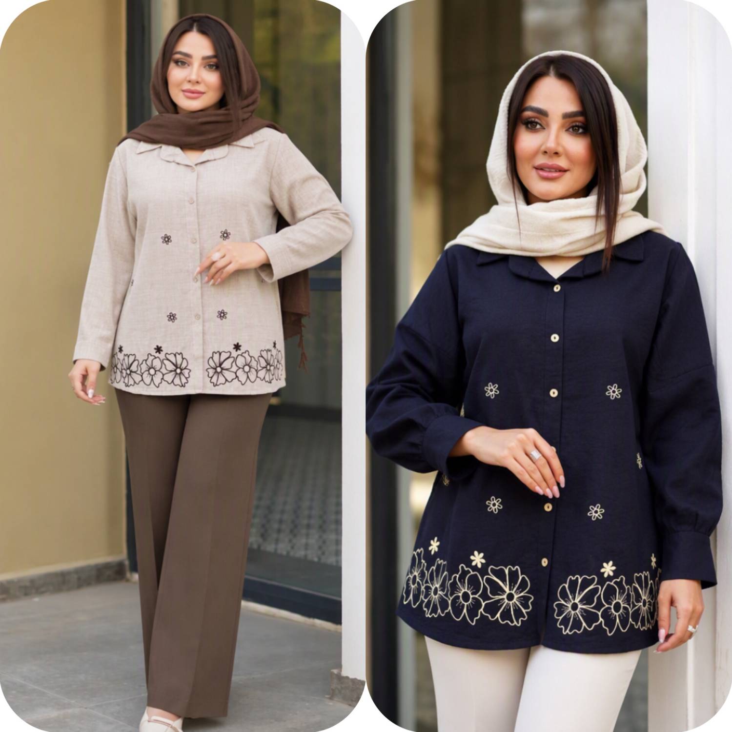 شومیز مانتویی مهگل