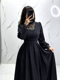 پیراهن ماکسی مجلسی قواره دار مدل الیزابت
