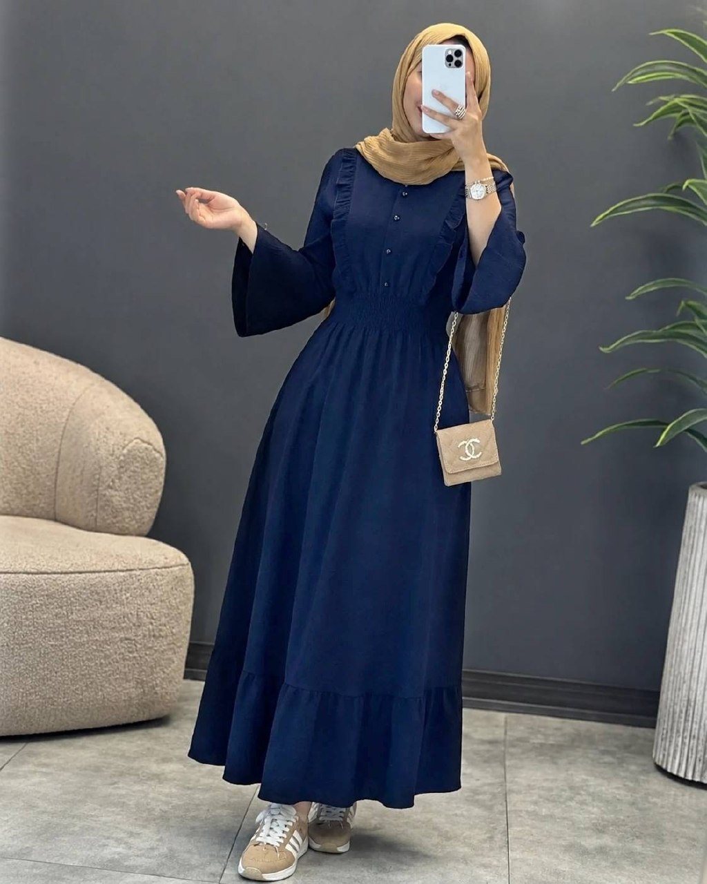 پیراهن بلند نیلدا