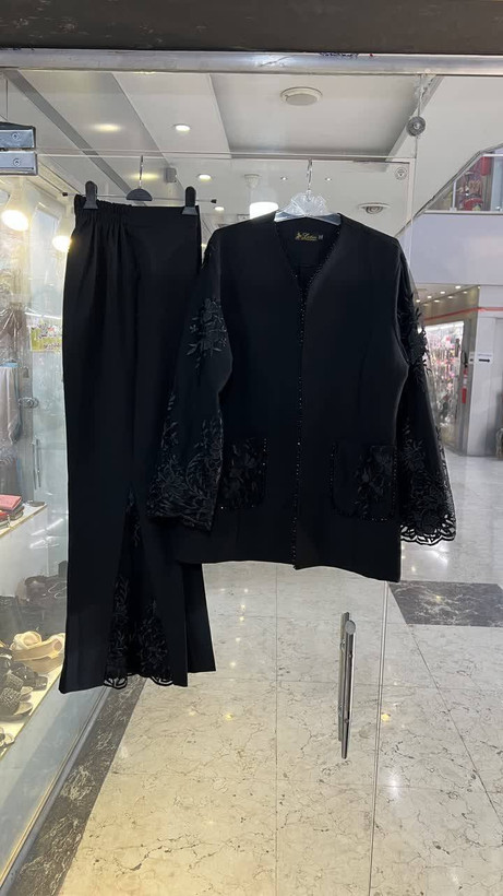 کت و شلوار مجلسی گیپور مدل دلربا