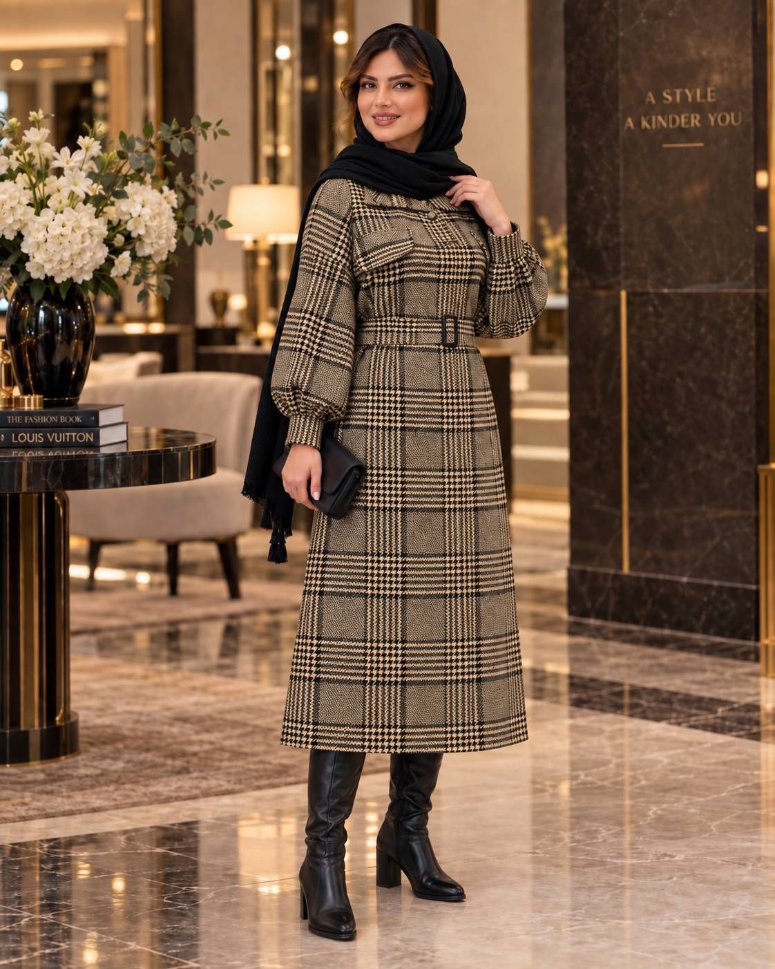 پیراهن پیچازی پاییزه