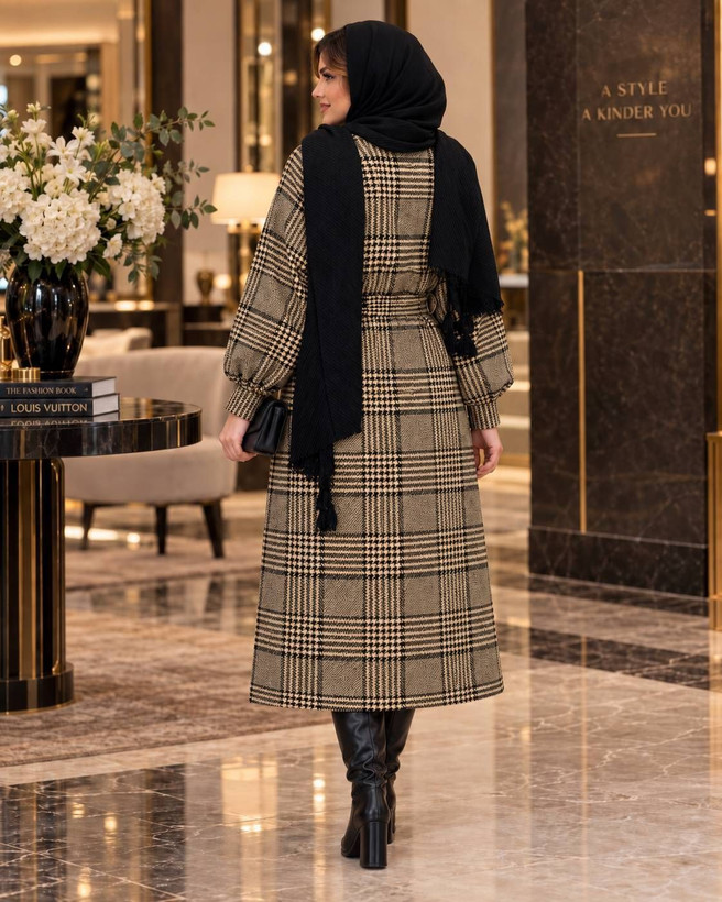 پیراهن پیچازی پاییزه