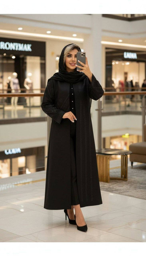 مانتو مجلسی نگین دار قواره دار تا ۵۸ مدل آنا