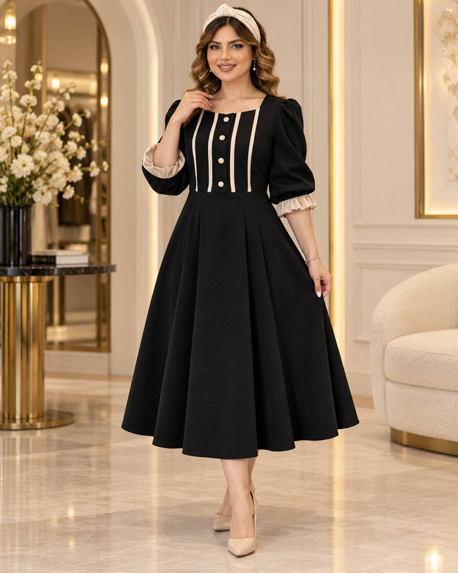 پیراهن شانتون با خرجکار مازراتی مدل ژیلا