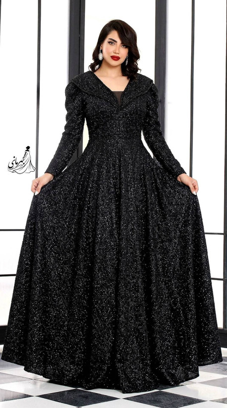 پیراهن ماکسی مجلسی مدل سایه