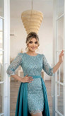 پیراهن ماکسی مجلسی مدل ماه