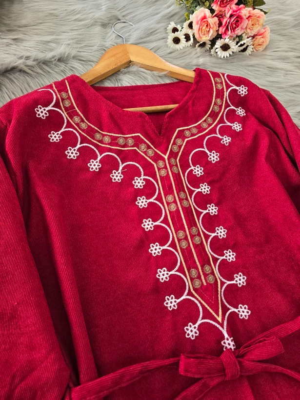 تونیک و شلوار پاییزه مخمل مدل شرمین