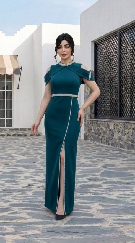 پیراهن ماکسی مجلسی مدل ملکه