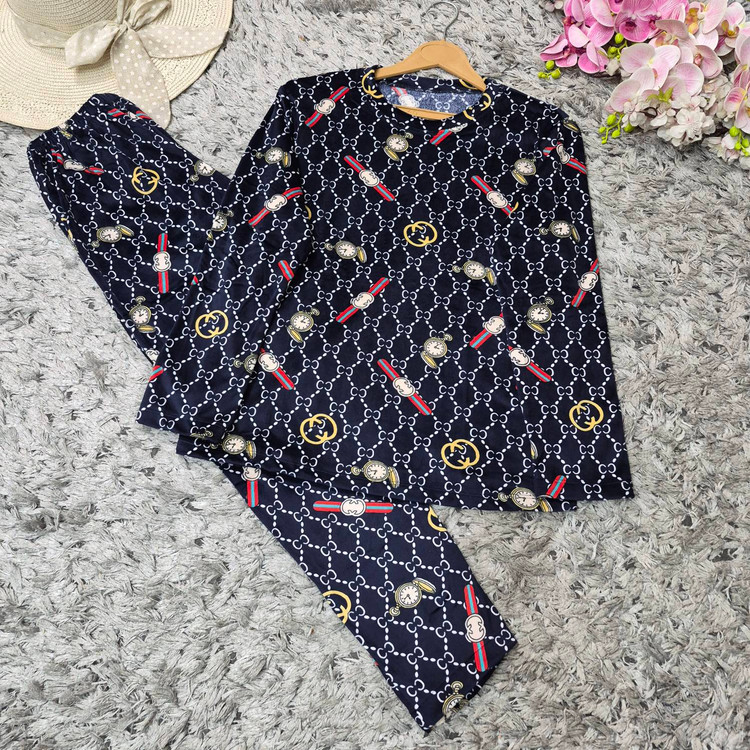 بلوز شلوار مخمل گوچی