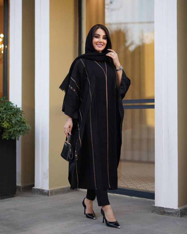 مانتو پانچ پیچک قواره دار تا سایز ۶۰
