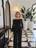 شومیز شلوار مجلسی مدل سوگند